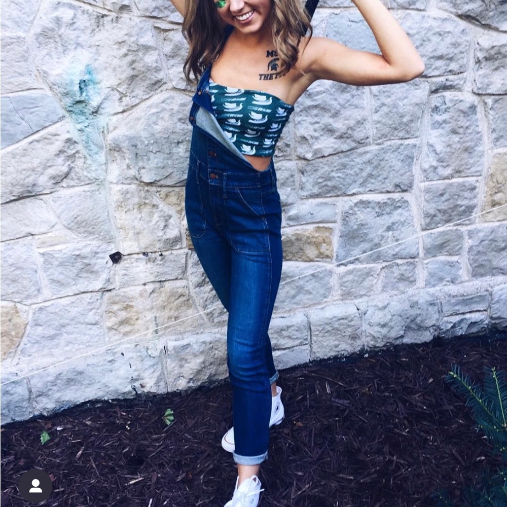 Madewell denim overalls